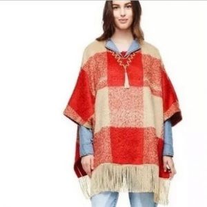 Adam Lippes for Target Plaid Poncho NWT